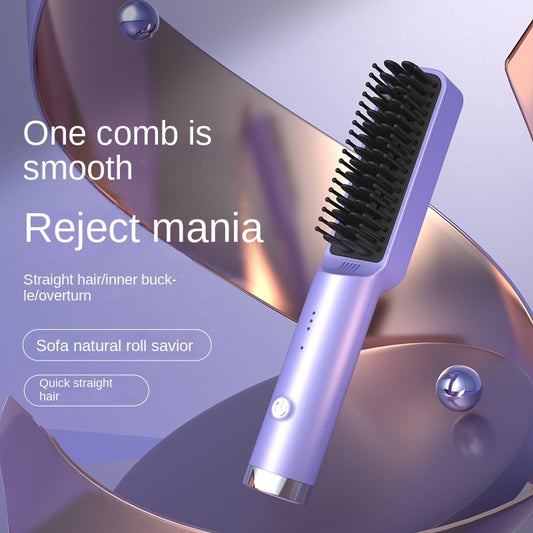 how to use an electric hot comb