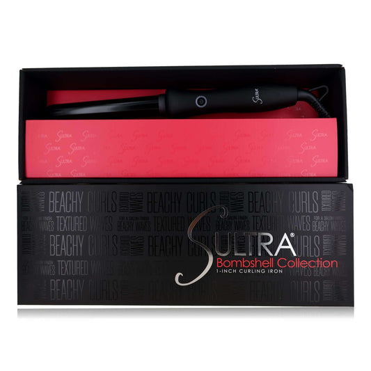Sultra Bombshell 1-inch curling iron, boxed