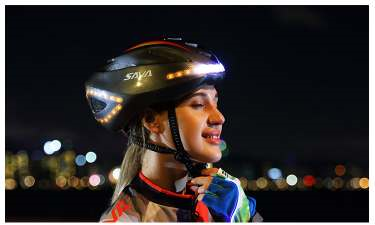 Intelligent steering helmet led bicycle equipment - Ectron Online