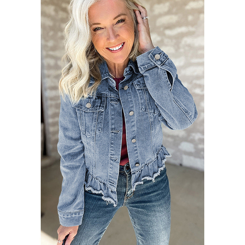 jacket with buckles
