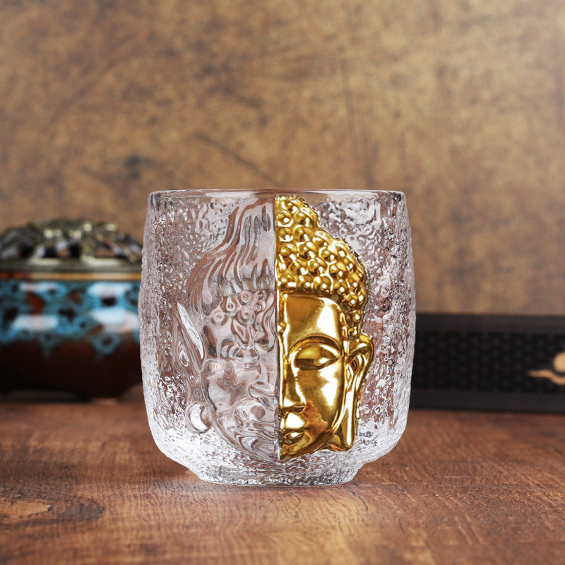 Japanese Style Yinian Crystal Glass Tea Cup