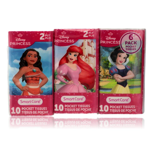 Disney Princess 10-pocket tissues multipack, 2-ply pocket tissue packs