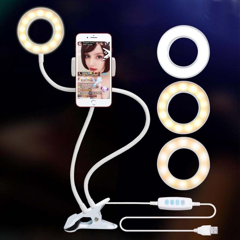 LED Selfie Ring Light for Live Adjustable Makeup Light-8cm Stand - Ectron Online
