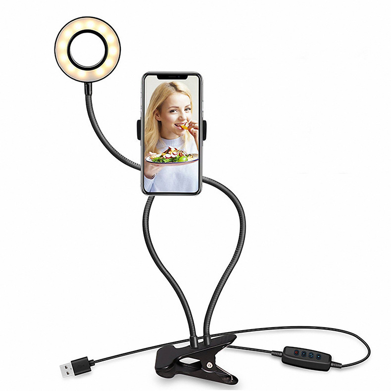 LED Selfie Ring Light for Live Adjustable Makeup Light-8cm Stand - Ectron Online