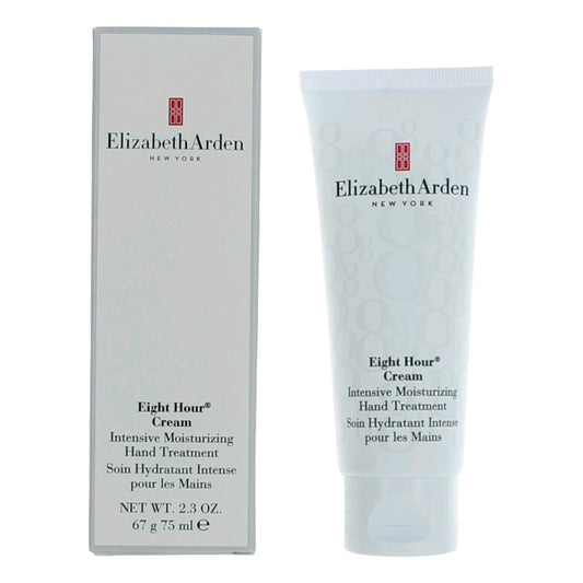 Elizabeth Arden Eight Hour hand cream tube and box, intensive moisturizing treatment