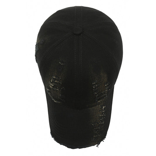 men's vintage short brim baseball cap