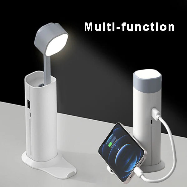 Multi-function Desk Lamp Outdoor Flashlight Portable Rechargeable For Home And Bedroom - Ectron Online