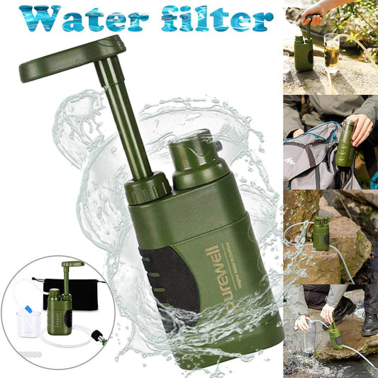 Multistage Outdoor Water Purifier for Emergency Camping Wilderness Survival - Ectron Online