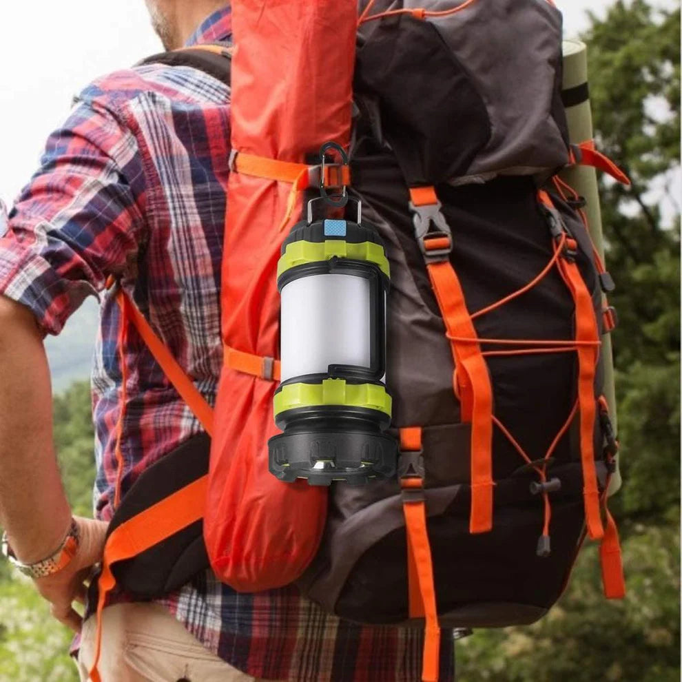 Outdoor Emergency Camping Light Flashlight Rechargeable Battery Power Bank - Ectron Online