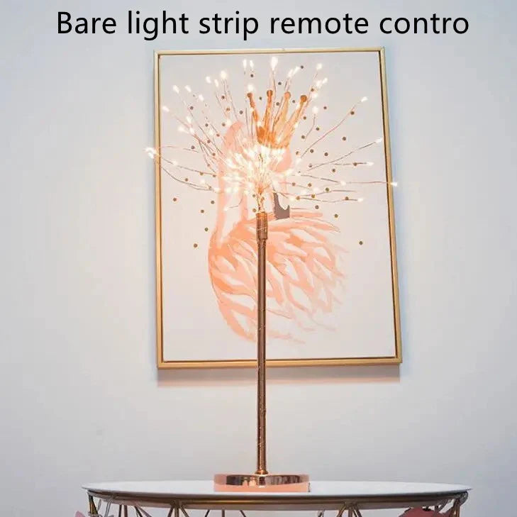 Feather Lamp Nordic Desk Lamp European-Style Bedroom Bedside Feather Table Lamp Night Light Table Lamp Decoration Modern - Ectron Online