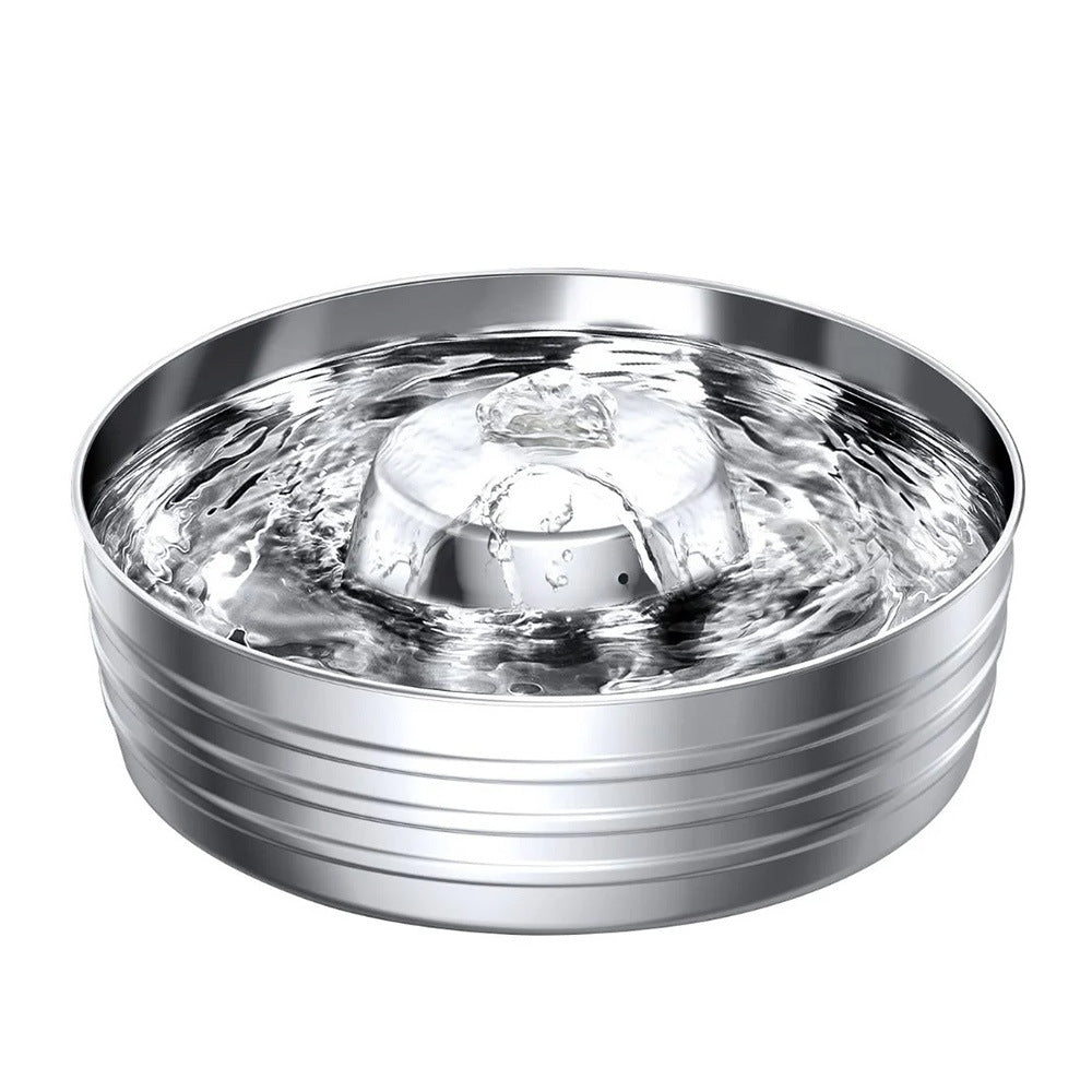 Stainless steel pet water dispenser, English neutral cat water dispenser, dog water dispenser - Ectron Online