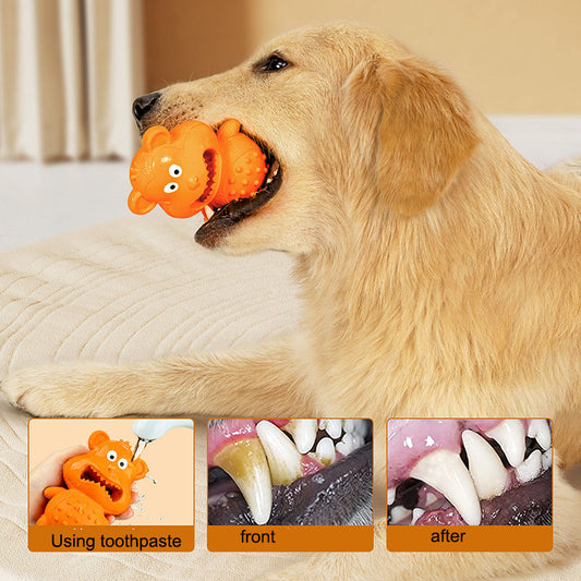 Pet toys - Dogs that are resistant to biting and leaking food - Fun toys for dogs - Stress relieving and stress relieving tools - Ectron Online