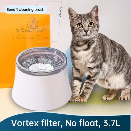 PioneerPet vortex cat drinking fountain pet automatic circulating water cat drinking basin filtered purified water - Ectron Online