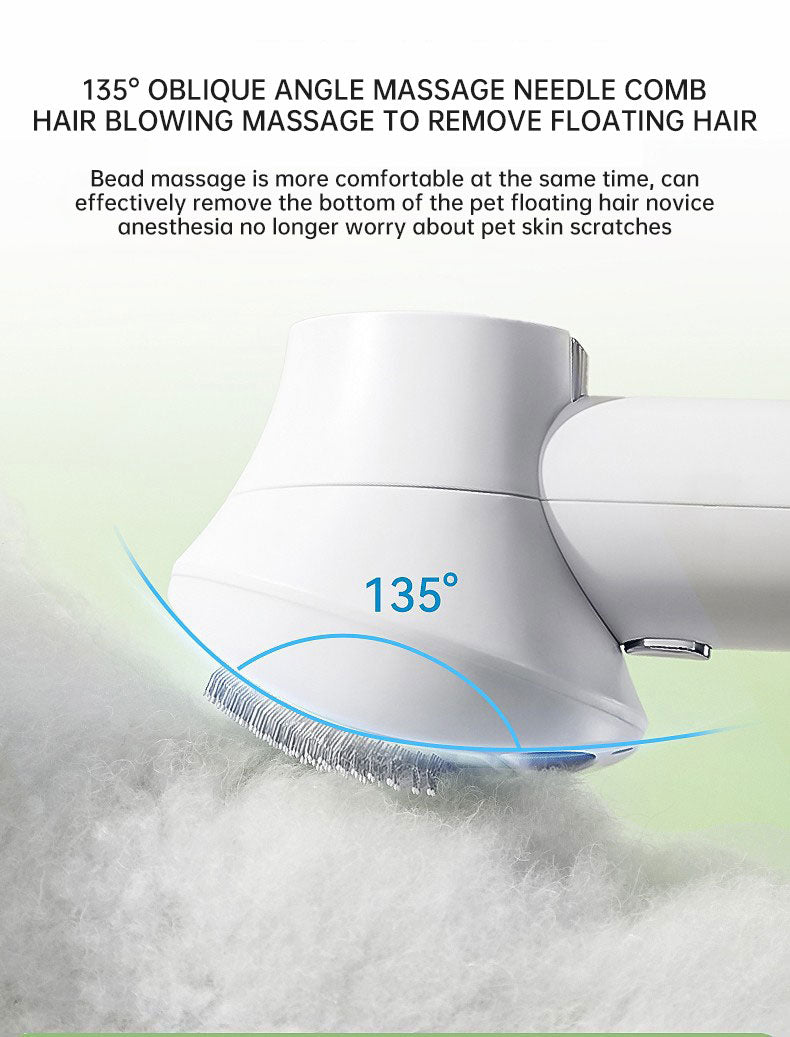 Smart Pet Hair Dryer Dog Golden Retriever Cat Grooming Hairdressing Blow & Comb Silent No Harm Pet Cleaning Supplies Pet Product - Ectron Online