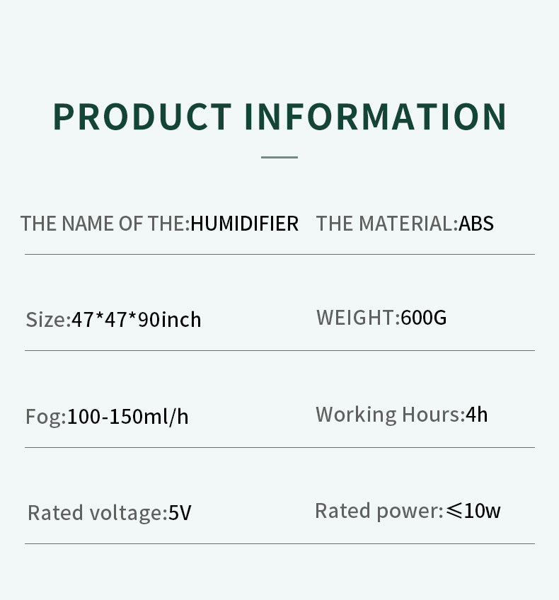 Anti Gravity Humidifier Water Drop Backflow Aromatherapy Machine Large Capacity Office Bedroom Quiet Heavy Fog Household Sprayer - Ectron Online