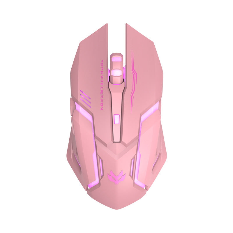 silent wired gaming mouse