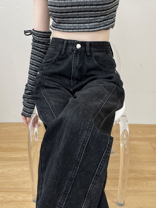 slimming wide leg jeans