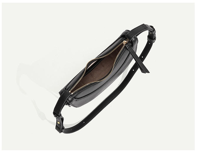 small leather crescent shoulder bag marc jacobs new