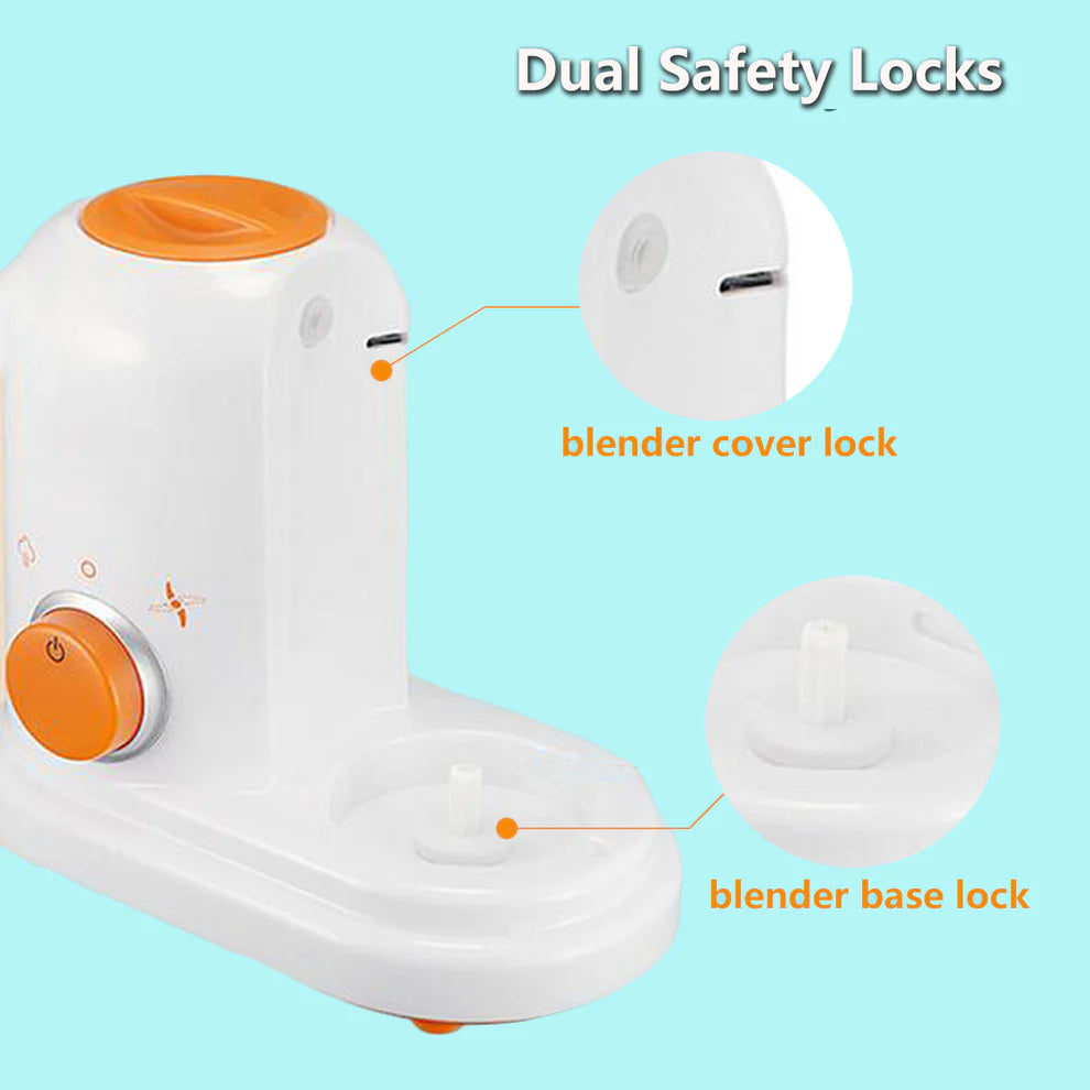 Multi-function Baby Food Processor Smart Infant Milk Warm Baby Food Cooking Blenders - Ectron Online
