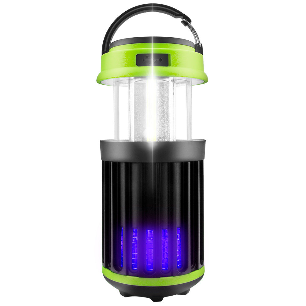 Solar LED Electric Shock Mosquito Killer Lamp Outdoor Waterproof USB Rechargeable Lighting Mosquito Trap - Ectron Online