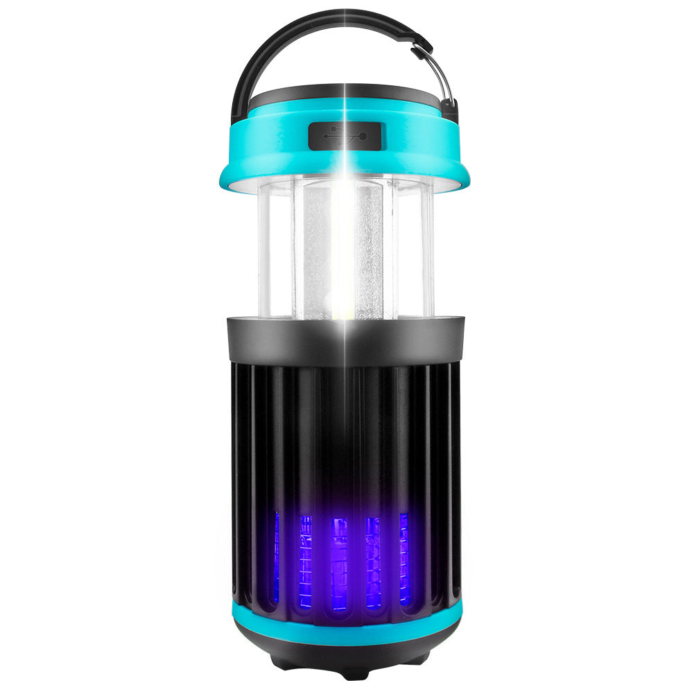 Solar LED Electric Shock Mosquito Killer Lamp Outdoor Waterproof USB Rechargeable Lighting Mosquito Trap - Ectron Online