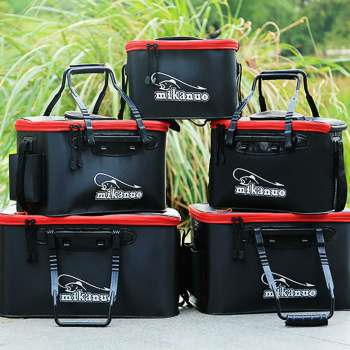 EVA Portable Fishing Bag Folding Thicken Live Fishing Box Tank Bucket Camping Fishing Tackle Fishbox Storage Bag - Ectron Online