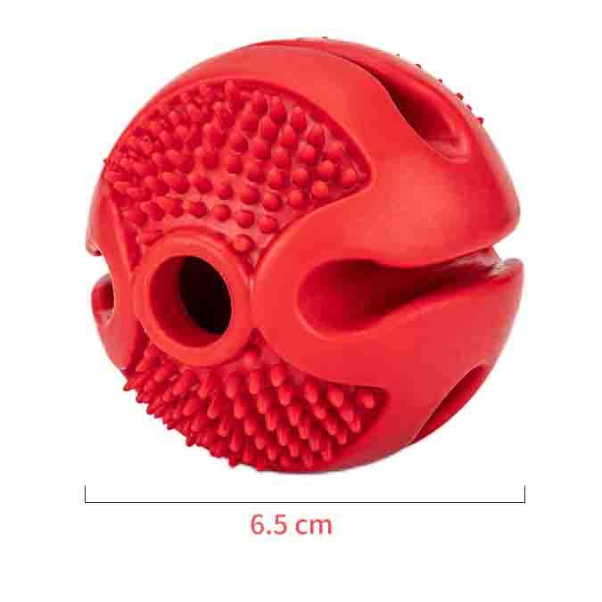Rubber leakage food ball solitary card food device elastic solid ball teeth cleaning and grinding - Ectron Online
