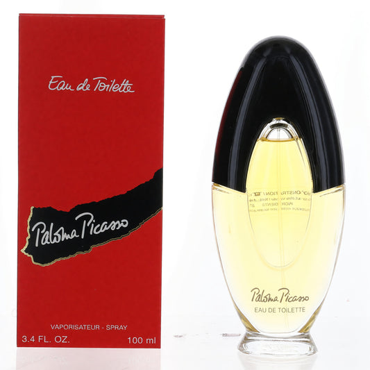 Women’s eau de toilette spray tester with red box and black gold bottle
