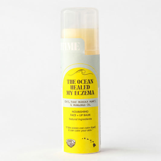 Healed By the ocean Deluxe Mongongo lip balm in clear tube