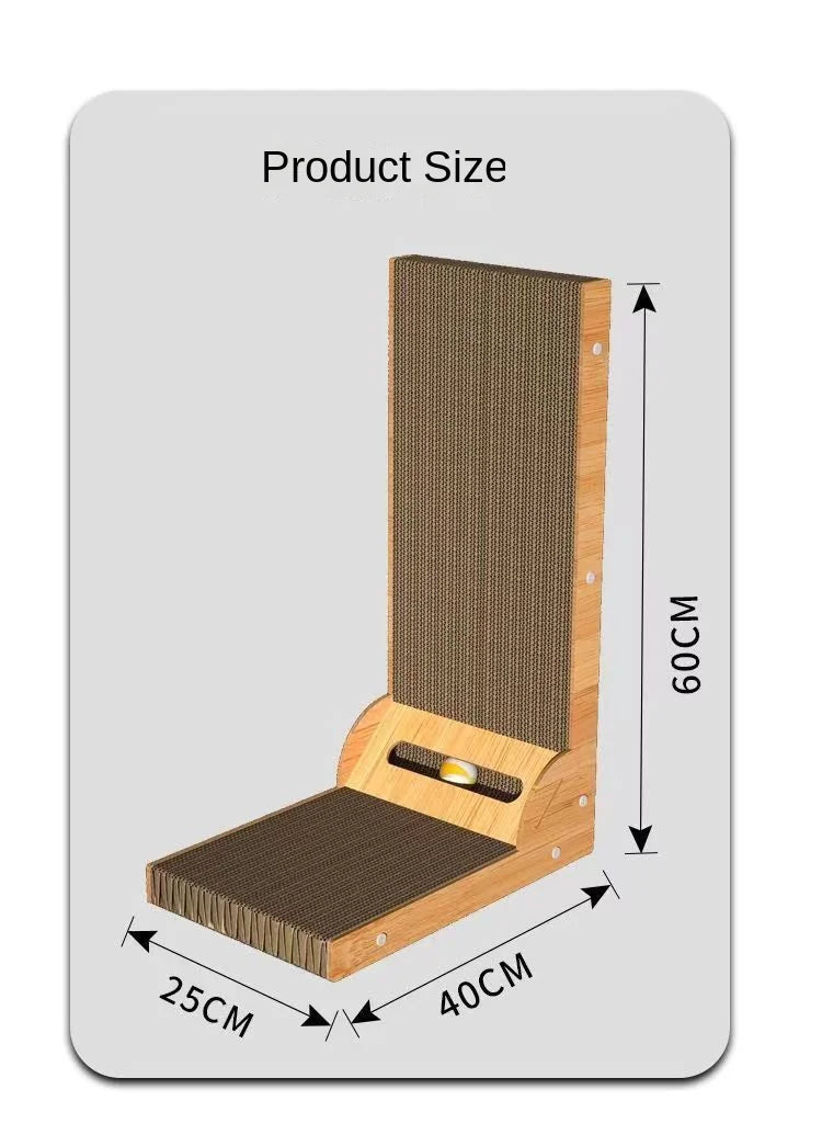 Furniture Cat Scratching Post L-shaped Cat scratch Board Wear-resistant Cat Scrapers Training Grinding Claw ToysCat Scratcher - Ectron Online