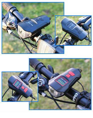 Waterproof bicycle light USB charging - Ectron Online