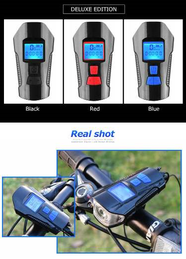 Waterproof bicycle light USB charging - Ectron Online