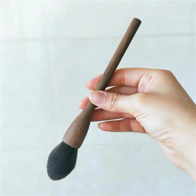 vintage makeup brush set