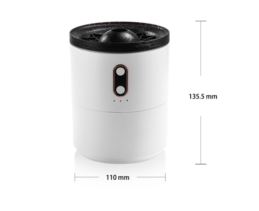 Volcanic Flame Aroma Essential Oil Diffuser USB Portable Jellyfish Air Humidifier Night Light Lamp Fragrance Humidifier - Ectron Online