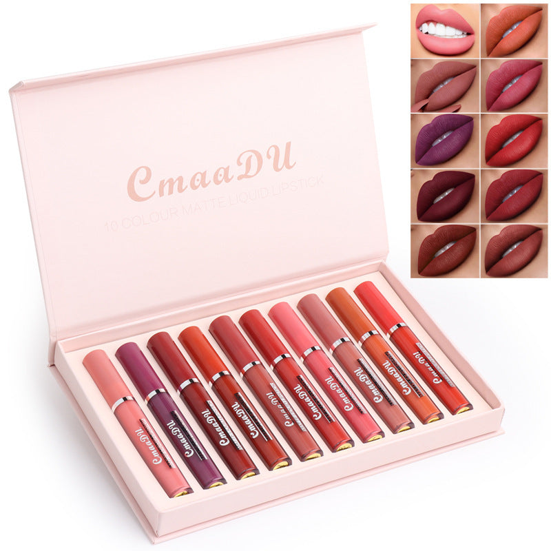 Women's Non-stick Cup Waterproof Matte Lipstick - Ectron Online