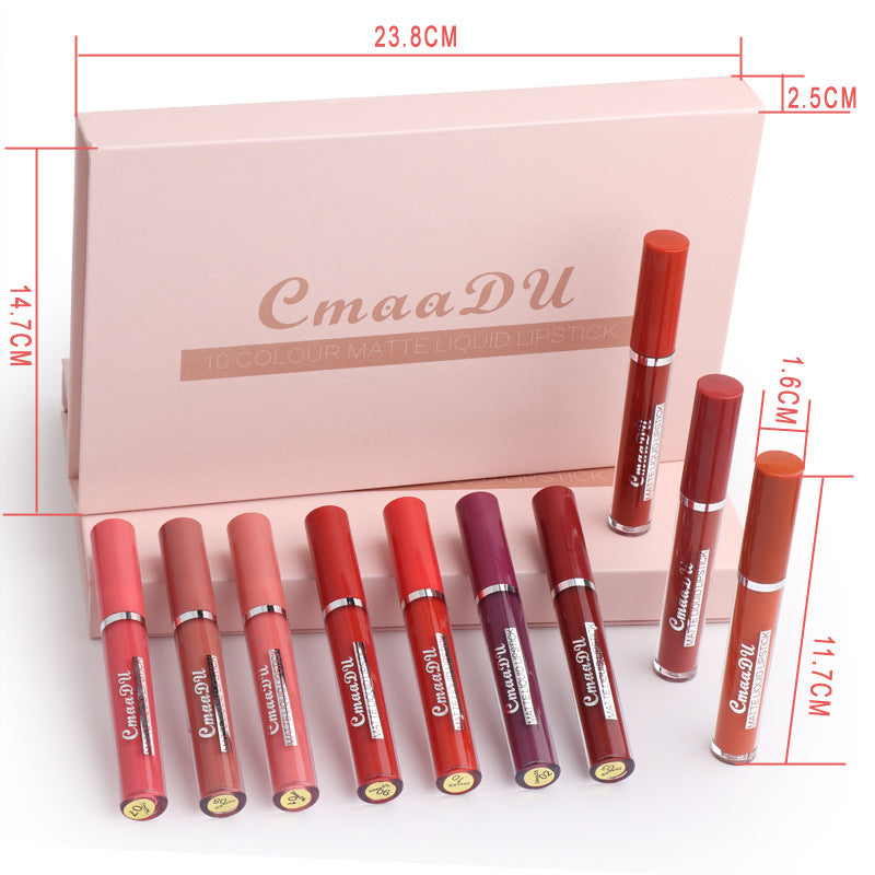Women's Non-stick Cup Waterproof Matte Lipstick - Ectron Online