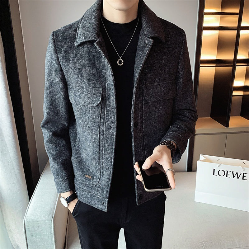 winter men's wool coat