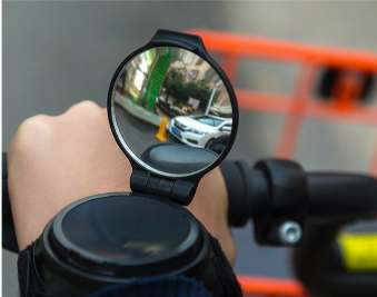Wrist riding rear view mirror - Ectron Online