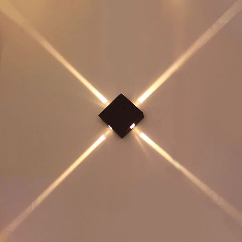 Cross Star Light Bar KTV Project Wall Lamp Decorative Modeling Lamp Outdoor Waterproof A Beam Of Light Wall Lamp - Ectron Online