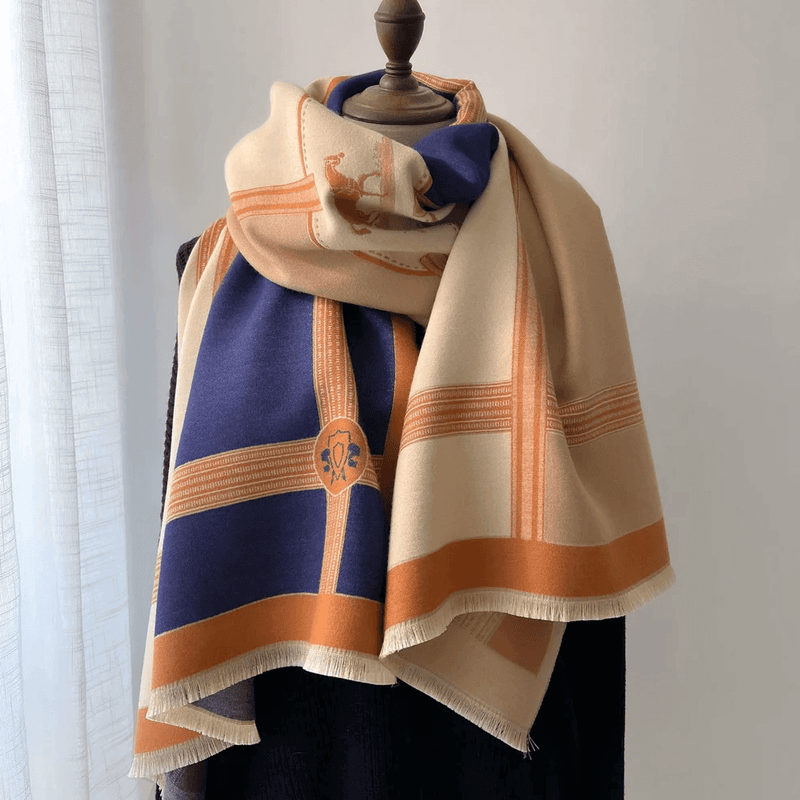 A colorful display of soft silk and cashmere Women's Fashion Scarves