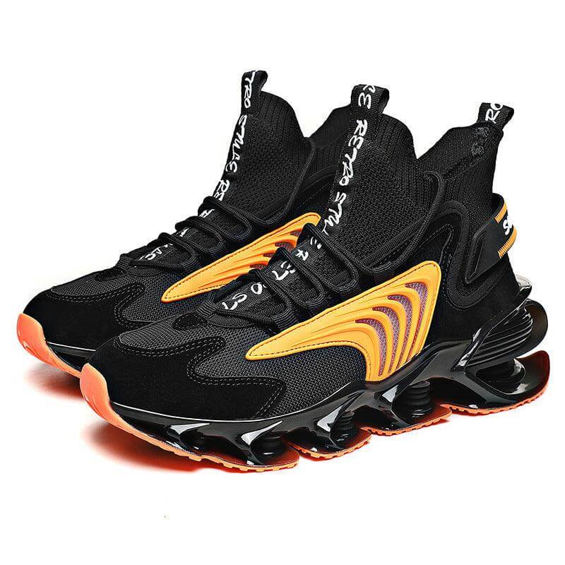 stylish men's sneakers leather trainers runners