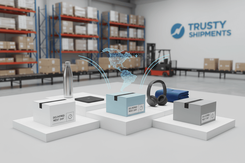 A curated selection of products fulfilled from North American warehouses, meeting domestic delivery standards.