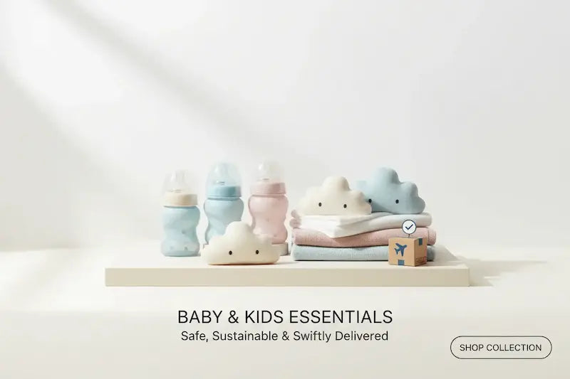 clean-lifestyle-banner-showing-baby-and-kids-essentials-soft-colors-modern-minimal-style-us-warehouse-fast-shipping-theme-family-friendly-and-safe-products