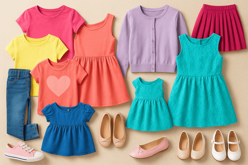 girls clothing collection image