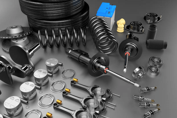 High-quality Auto Replacement Parts including springs, injector nozzles, and engine components for vehicle maintenance.