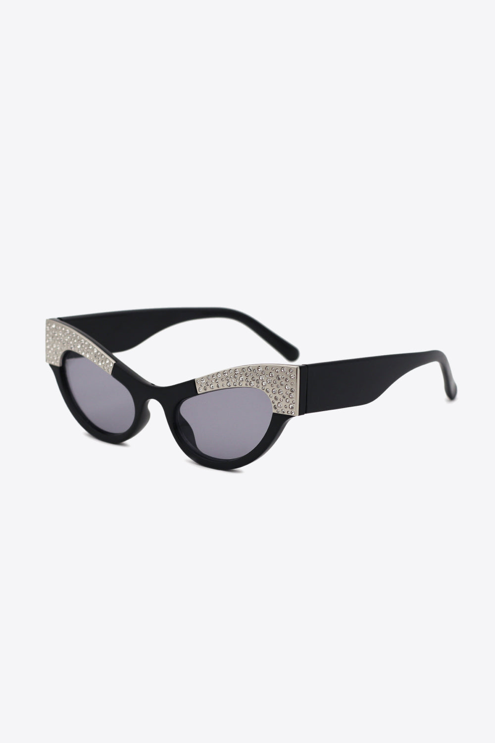 UV400 Rhinestone Trim Cat-Eye Sunglasses Sunglasses | Ectron Online