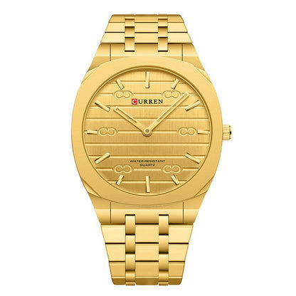 Men's Ultra-Thin Steel Watch Steel Watch Simple Calendar Large Dial U | Ectron Online