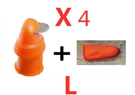 {{ brand }} Silicone Thumb Knife – Finger Protector for Cutting & Harvesting Angle L 4PCS - Silicone Thumb Knife Finger Protector Ge