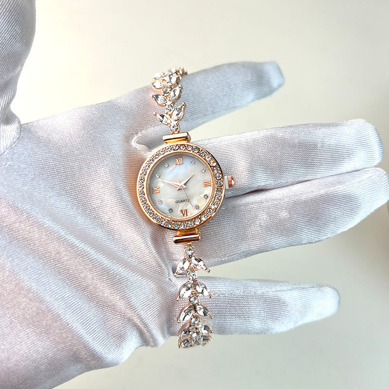 Luxury Adjustable Diamond Watch Affordable Luxury Diamond-embedded Free | Ectron Online