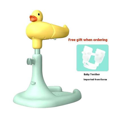 Baby Standing Red Mouth Duck Bath Table Hands-free Shower Non-slip Spine Protection Adjustable